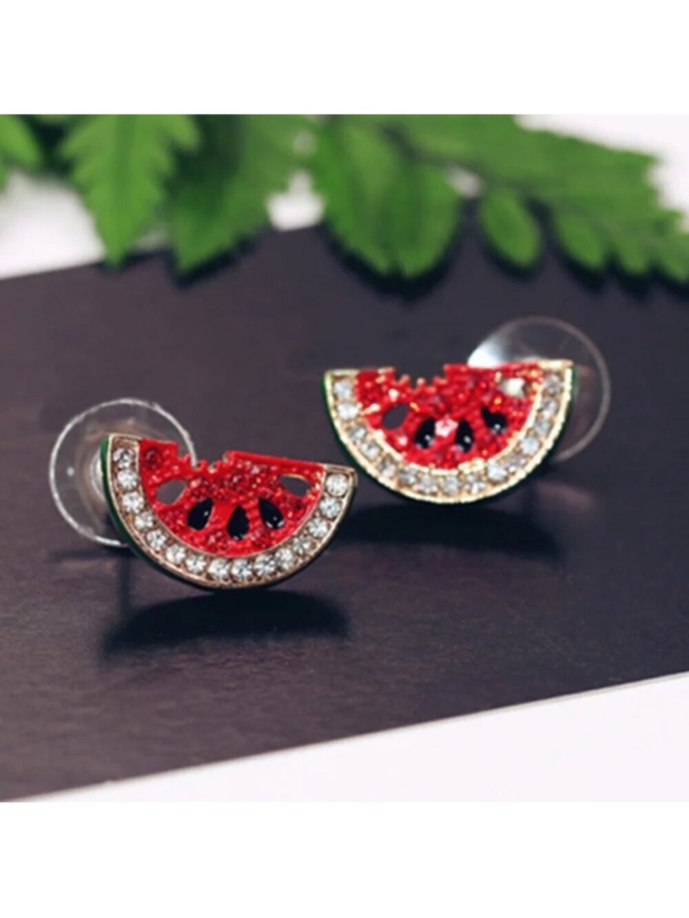 Watermelon earrings women